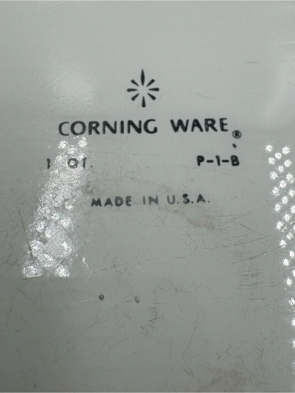 Vintage Corning Ware Blue Cornflower 1 Qt Casserole Dish Pyrex Lid P-1-B